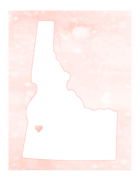 Idaho Map.