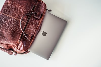 Laptop in briefcase